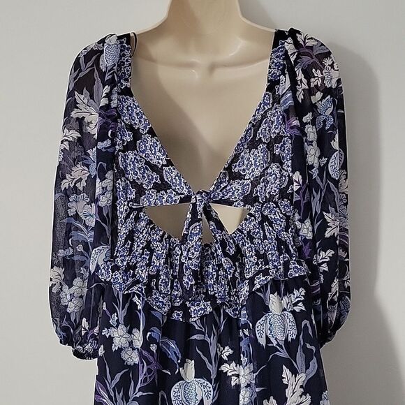Taylor Chiffon Floral Print Maxi Dress NWOT - Picture 7 of 8